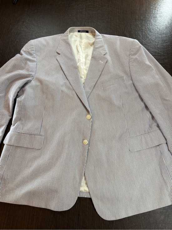 Stafford Other - Stafford Classic Fit Seersucker Sport Men's Seersucker Blazer  Sz 52-54